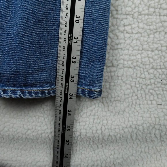 Men's Straight Vintage Jeans - Blue - Picture 8 of 9